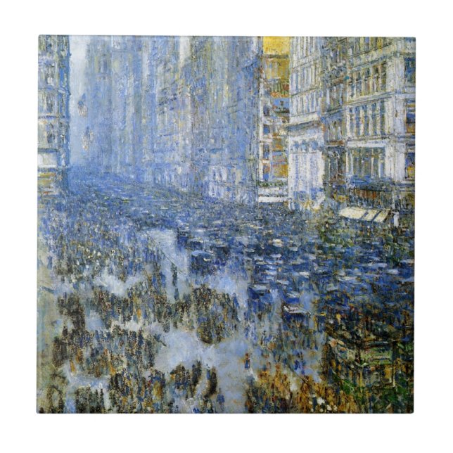 Fifth Avenue in Winter (New York City) (NYC, USA) Fliese (Vorderseite)