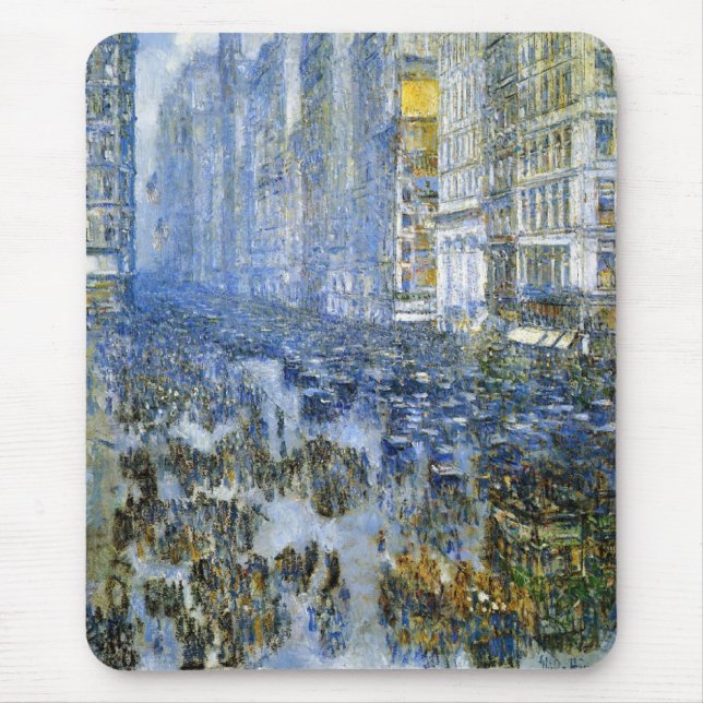 Fifth Avenue in Winter (New York City) (NYC, USA) Mousepad (Vorne)