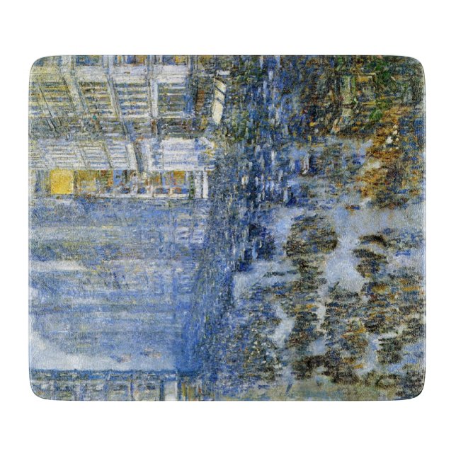 Fifth Avenue in Winter (New York City) (NYC, USA) Schneidebrett (Vorderseite)