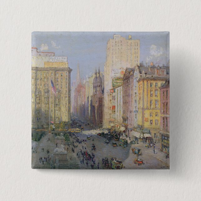 Fifth Avenue, New York, 1913 Button (Vorderseite)
