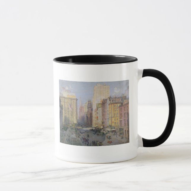Fifth Avenue, New York, 1913 Tasse (Rechts)
