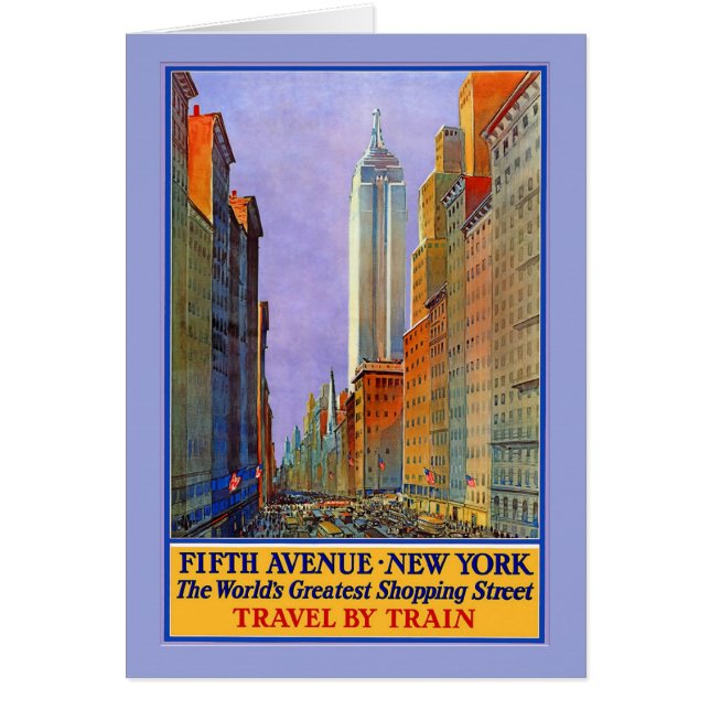 Fifth Avenue New York Weltbest Shopping St. (Vorne)