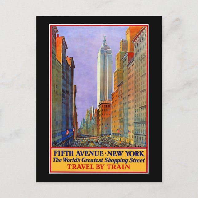 Fifth Avenue Postkarte (Vorderseite)