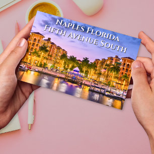 Fifth Avenue South Neapel Florida Postkarte