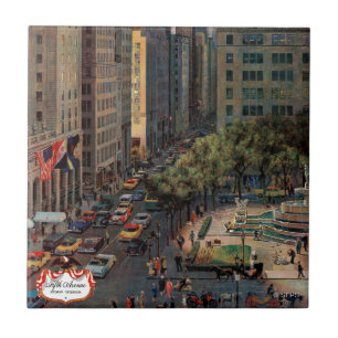 Fifth Avenue von John Falter Fliese