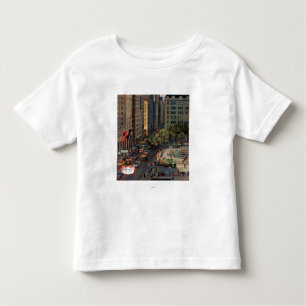 Fifth Avenue von John Falter Kleinkind T-shirt