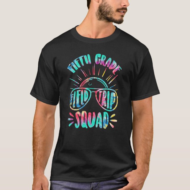 Fifth Grade Students School Zoo Field Trip Squad M T-Shirt (Vorderseite)