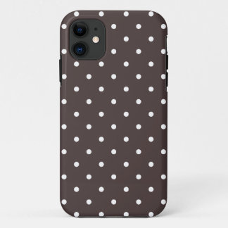 Fifties Style Brown Polka Dot iPhone 5 Fall Case-Mate iPhone Hülle
