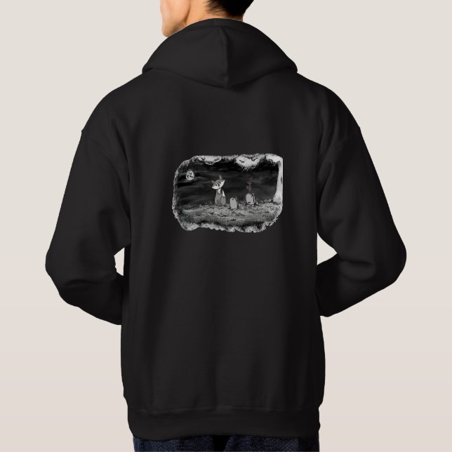 Fig & Blinky Graveyard  Black Hoodie (Rückseite)