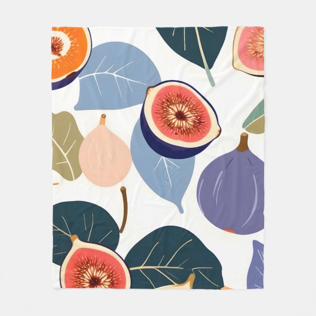 Fig Bohème Fleecedecke (Vorderseite)