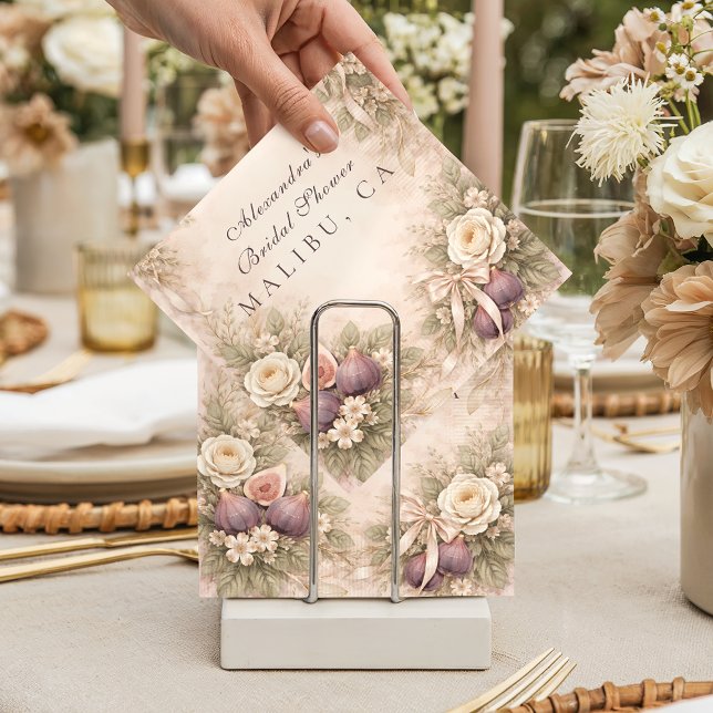 Fig Garden Romance Junggesellinnenabschied Serviette (Von Creator hochgeladen)
