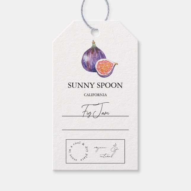 Fig Hang Tag Geschenkanhänger (Vorderseite)