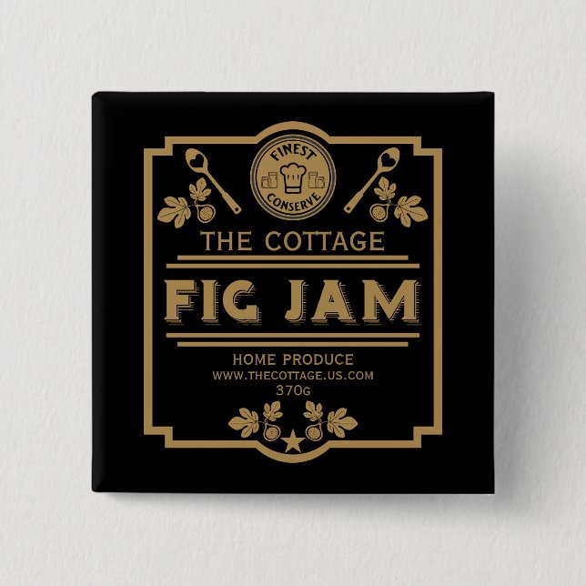 Fig Jam Seller Button (Vorderseite)