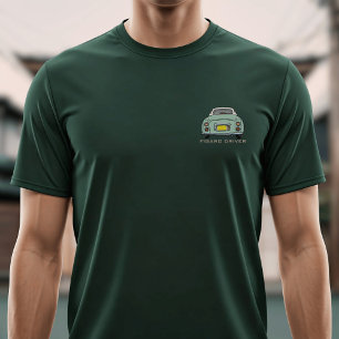Figarations Emerald Green Figaro Driver Name T-Shirt