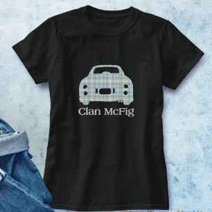 Figarations Figaro Tartan Car Clan McFig T-Shirt