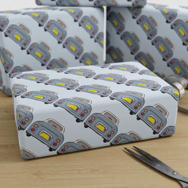 Figarations Lapis Gray Figaro Autopapier Geschenkpapier (fun figgy wrapping paper for your lapis grey figaro car gifts)