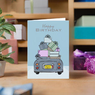 Figarations Lapis Gray Figaro Happy Birthday Card Karte
