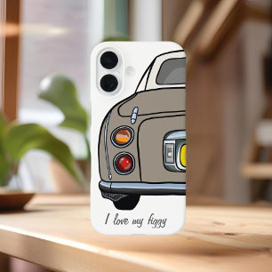 Figarations Topaz Mist Figaro Car Individuelle Nam iPhone 16 Hülle