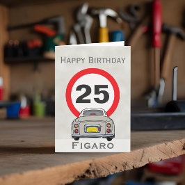 Figarations Topaz Mist Figaro Happy Birthday Card Karte