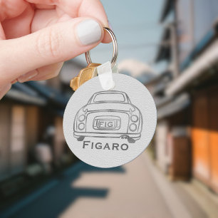Figaro Monogram Figaro Autofahrername Schlüsselanhänger