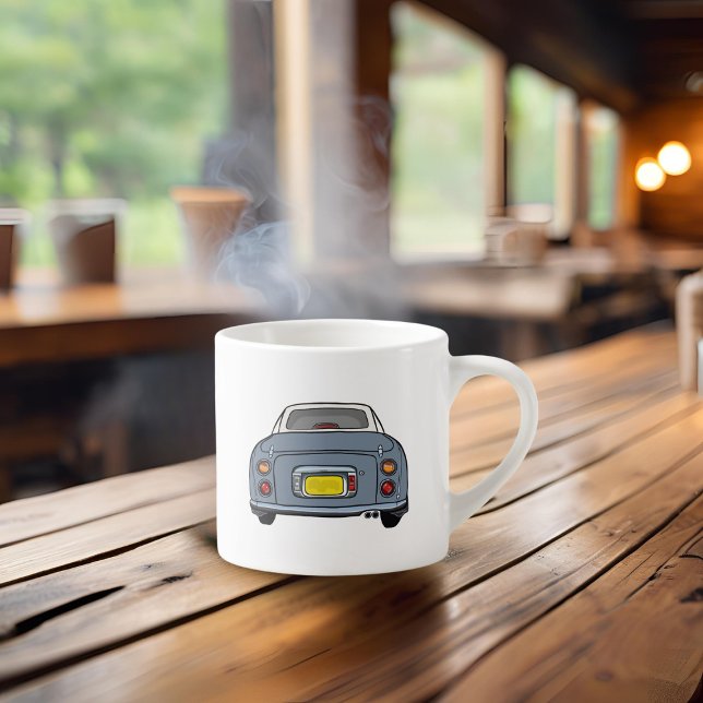 Figaro Name Lapis Gray Figaro Espresso Cup Espressotasse (How do you like your coffee in a morning? I like mine with a fig. Customise with your name )