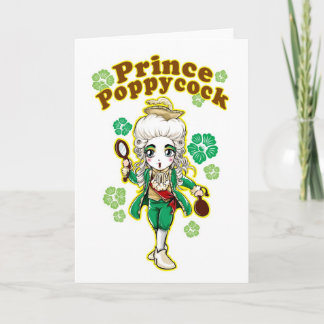 Figaro Poppycock Gruß-Karte Karte