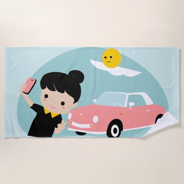 Figaro Tuch Strandtuch (Vorderseite)