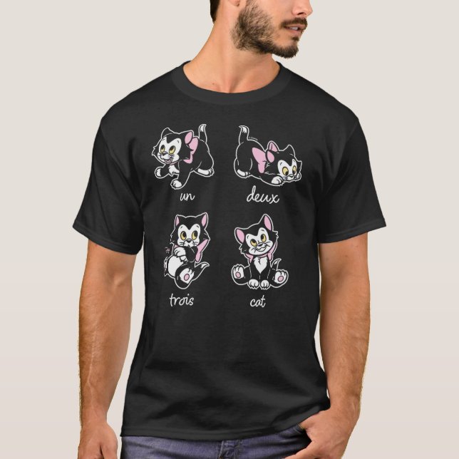 Figaro - Un Deux Trois Cat T-Shirt (Vorderseite)
