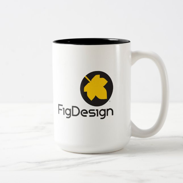 FigDesign-Tasse Zweifarbige Tasse (Rechts)