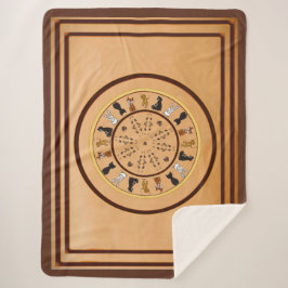 figdewdrop nutty bullseye Sherpa Blanket  Sherpadecke