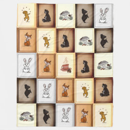 figdewdrop Quilt It Relax Everybody Fleece Blanket