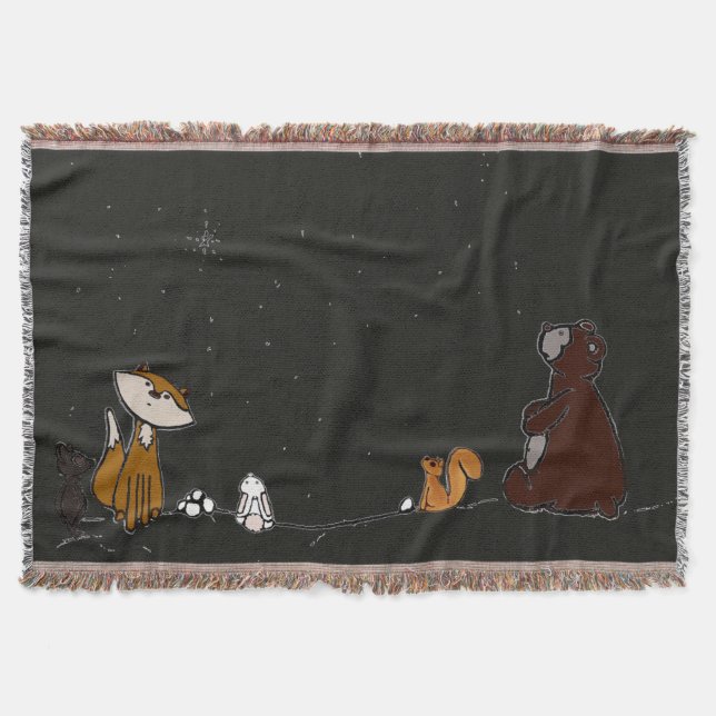 figdewdrop Watch the Stars Throw Blanket Decke (Vorderseite)