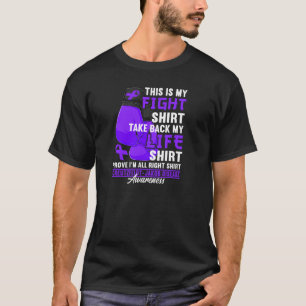 Figh I Cure Cjd Creutzfeldt Jakob Disease Awarenes T-Shirt