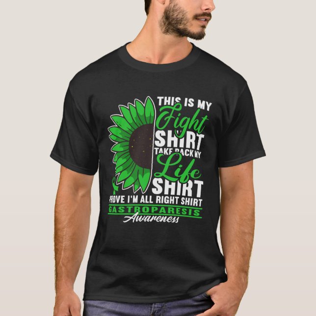 Figh I Digestive Tract Paralysis I Gastroparesis T-Shirt (Vorderseite)