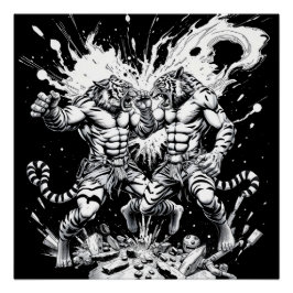 Fight Club - Tigers Poster