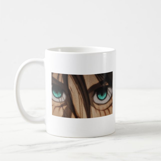 Fight for Freedom | Eren-Inspired Quote Design Kaffeetasse (Links)