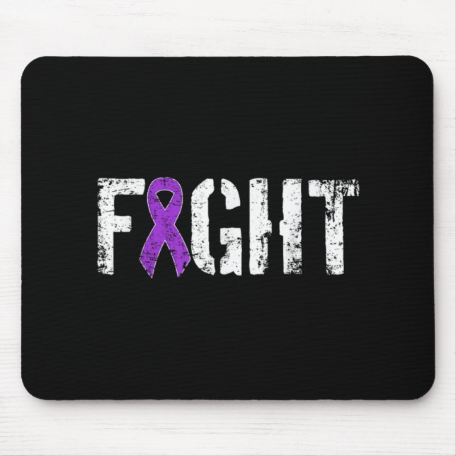 Fight Pancreatic Cancer Military Style Awareness  Mousepad (Vorne)
