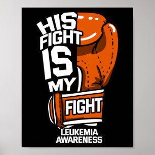 Fightea ist mein Fightea Leukämie Bewusstseinsbild Poster