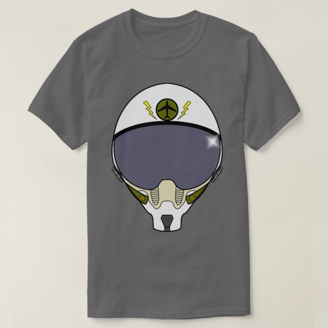 Fighter Pilot Helmet  T-Shirt (Design vorne)