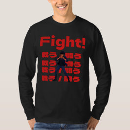 Fighter with 90s Retro Anime Style T-Shirt