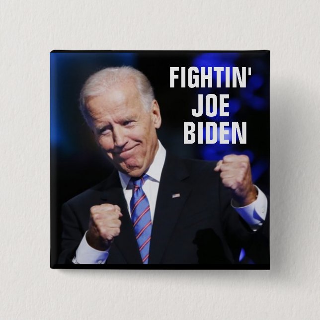 Fightin Joe Biden Button (Vorderseite)