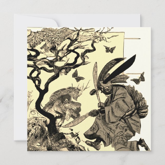 Fighting Butterflies Karte (Vorderseite)