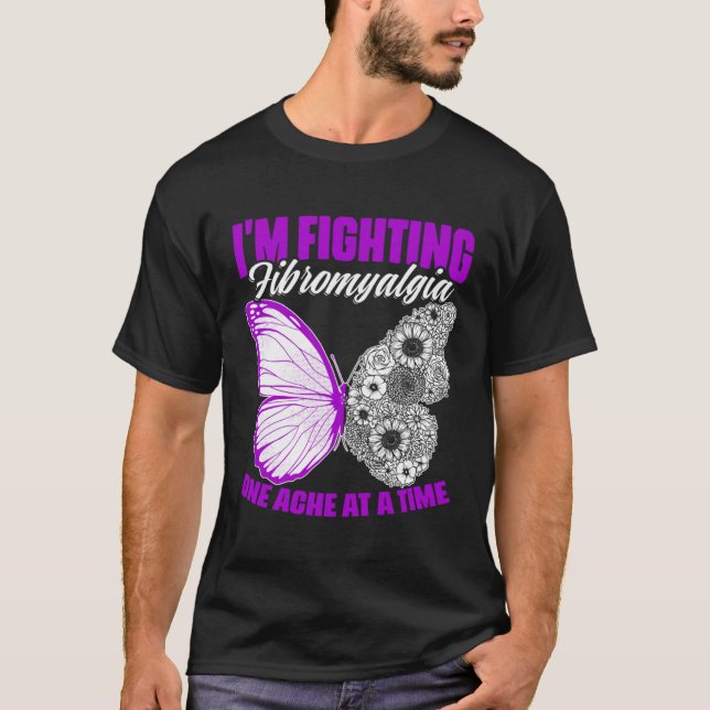 Fighting Fibromyalgia  Fibro Survivor Fibromyalgia T-Shirt (Vorderseite)