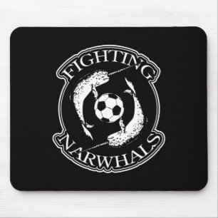 Fighting Narwhals Fußball Mousepad