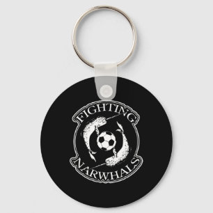 Fighting Narwhals Fußball  Schlüsselanhänger
