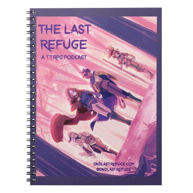 "Fighting the Orcs" Notebook Notizblock (Vorderseite)