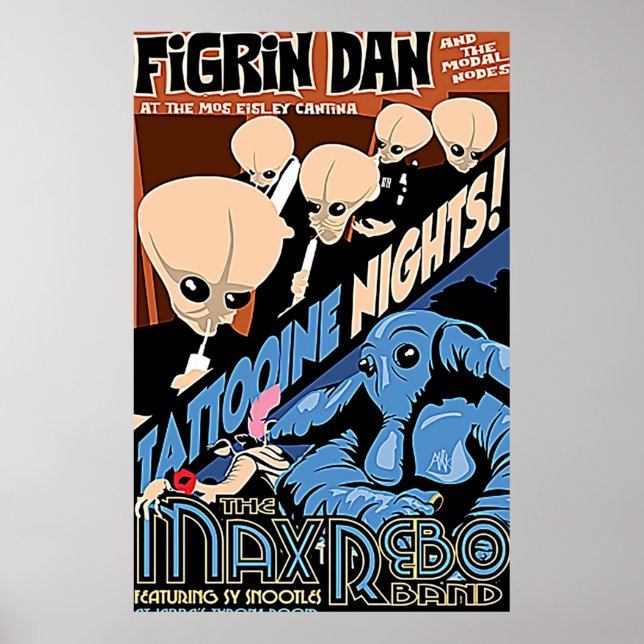Figrin Dan Cantina Band Poster (Vorne)