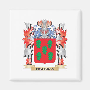Figueras Wappen - Familienwappen Magnet