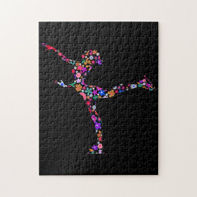 Figur Skaten Girls und Frauen Eis Skaten Puzzle (Vertikal)