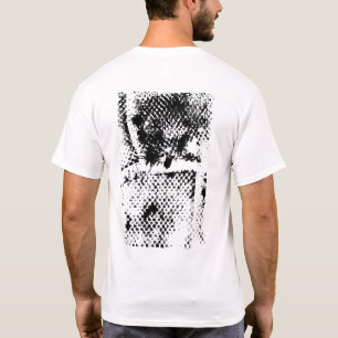 Figurale Abstrakt vorne und hinten T-Shirt